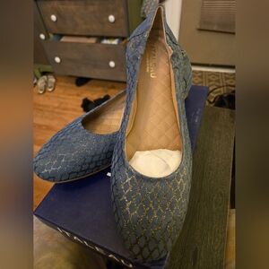 Italeau Size 43 (12)Vera Ballet Flats In Denim